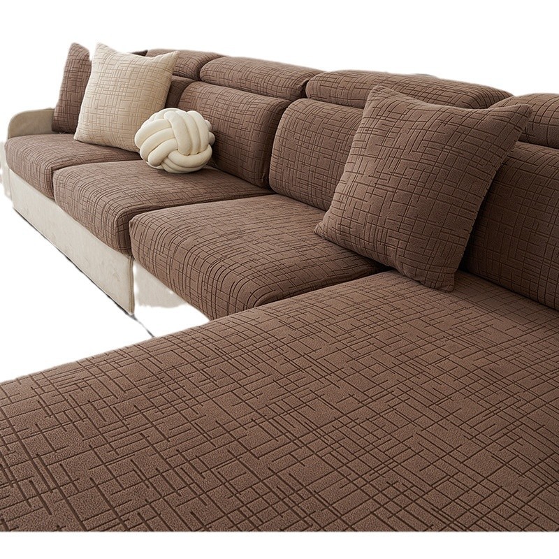Sofá cubierta 2025 nuevo cojín todo incluido cuatro estaciones cojín de sofá universal cojín de sofá elástico sofá sombrero