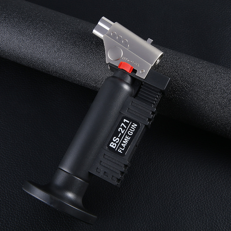 household kitchen direct punch portable welding gun lighter miniature flame gun baking singling disinfection spray gun cross-border