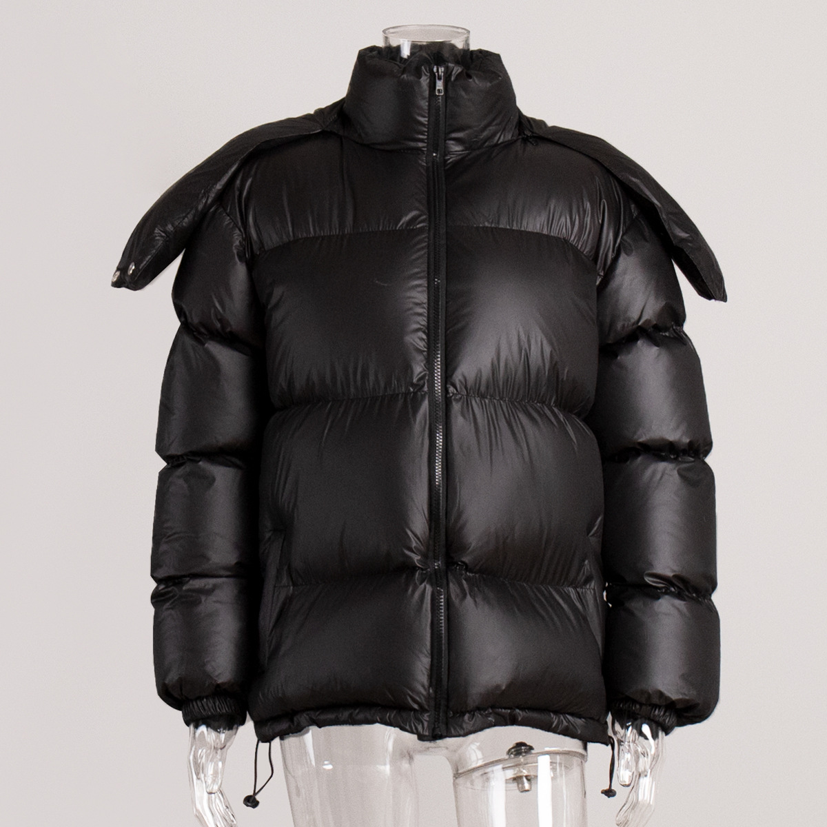 Trajes de pan transfronterizos para mujeres Europa y América en invierno 2025 nuevo estilo de calentamiento, chaqueta de algodón suelta, chaqueta de algodón gruesa