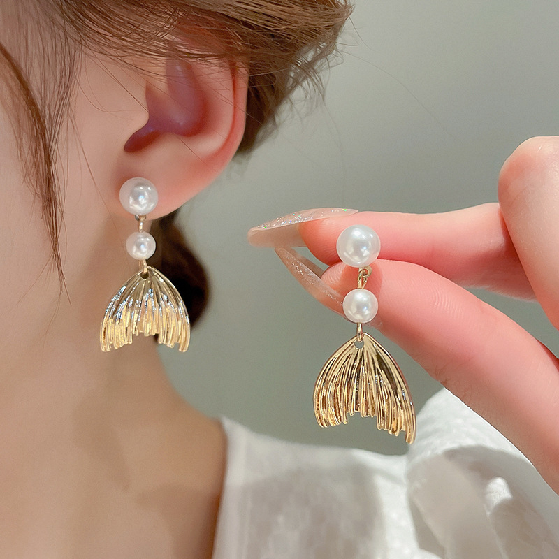 Drop Earrings Classification 1 Pair Simple Style Star Flower Inlay Alloy Zircon Drop Earrings