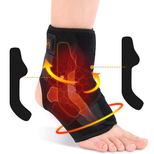 USB electric heating tendon protector ankle protector ankle joint men and women sports sprain warm ankle protector heating ankle protector