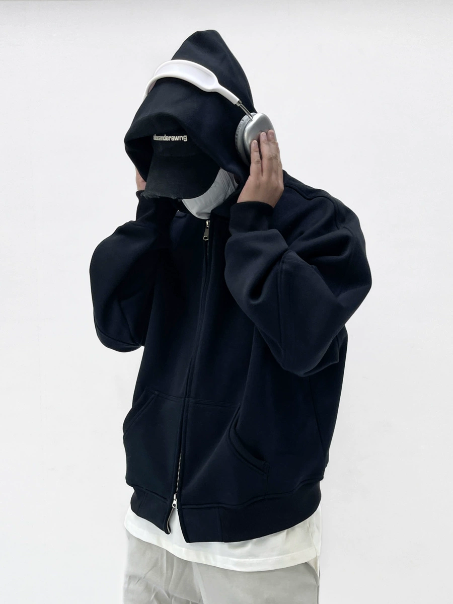 Американский прилив cleanfit свитер с капюшоном мужской весенне-осенний новый тяжелый boxy версия толстовки сплошной топ