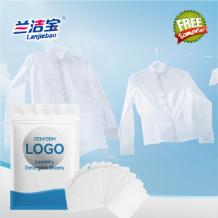 Cleaning Laundry Tablets, Powerful Stain Removal, Long-Lasting Fragrance for Laundry, Customizable Packaging, Free Sample Laundry Bubble Paper