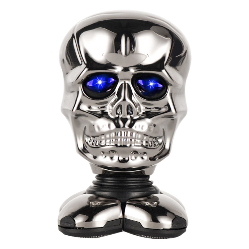 Máquina de afeitar multifuncional para cabeza calva, afeitadora eléctrica recargable y lavable para hombres.