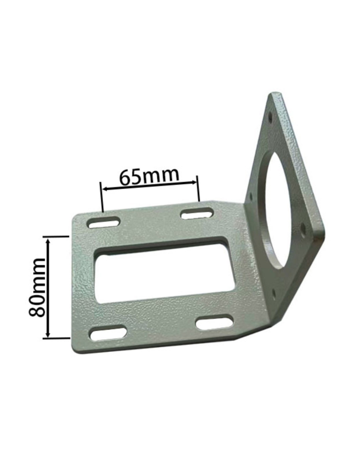 85型大功率卧式交流伺服电机支架 无刷电机马达固定底座支撑座