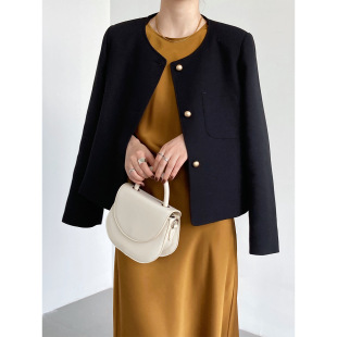 Luxi fashion French style tweed Chanel style coat women's autumn temperament short socialite cardigan top 309