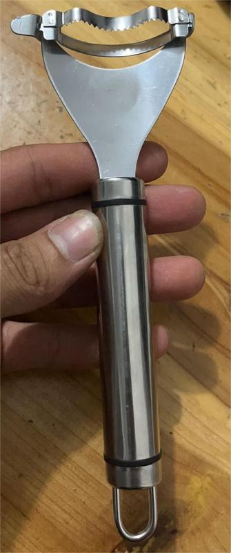 304 ステンレス鋼の皮むきナイフ多機能家庭用フルーツ皮むきナイフジャガイモ大根皮むきアーティファクト切断|undefined
