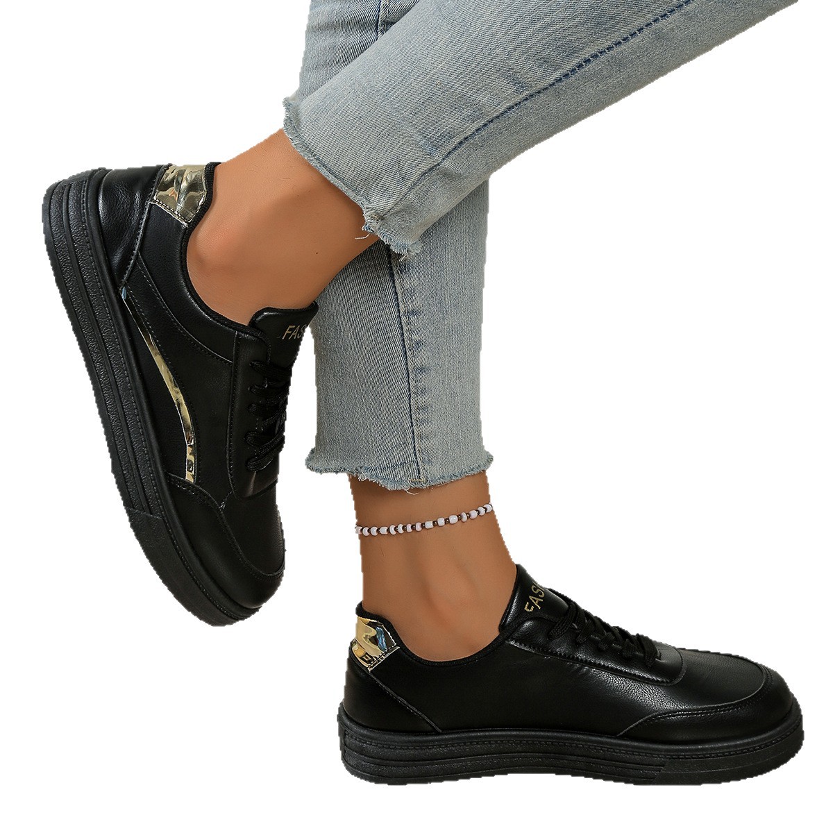 Comercio exterior2026 primavera transfronteriza nuevo europeo y americano zapatos blancos casuales zapatos deportivos casuales zapatos de altura baja zapatos individuales de tamaño grande