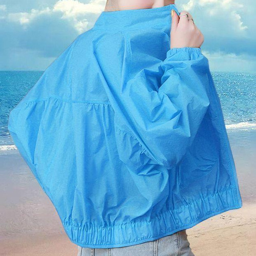 Women's Plus Size Sun Protective Top 2025 Summer Short Collar Lightweight Breathable Sun Suit 80-200 Pounds