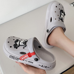 Men's Summer Outerwear Durable Soft Sole Non-slip Fashion Holes Shoes for Couples