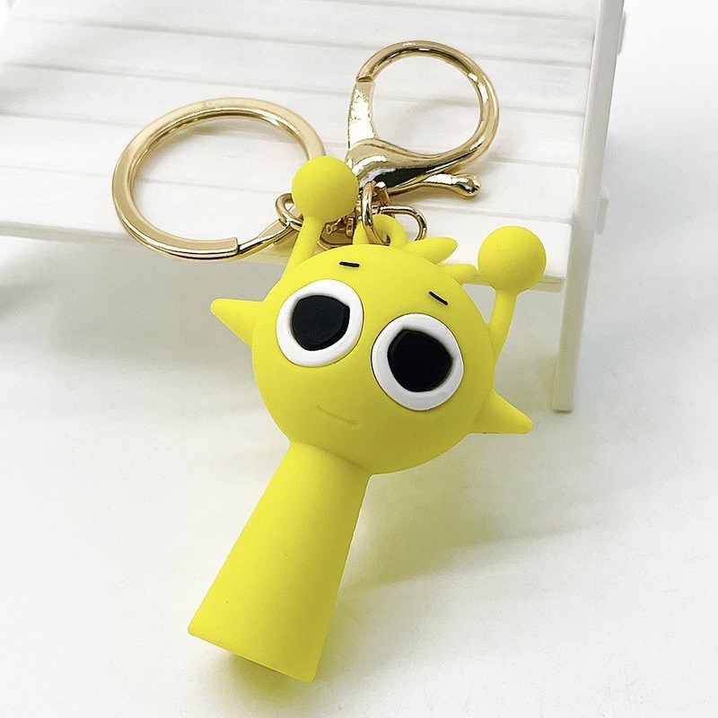 クロスボーダー Sprunki 人気のリズムボックスキーホルダーゲーム周辺人形リズムボックスペンダントギフト|undefined