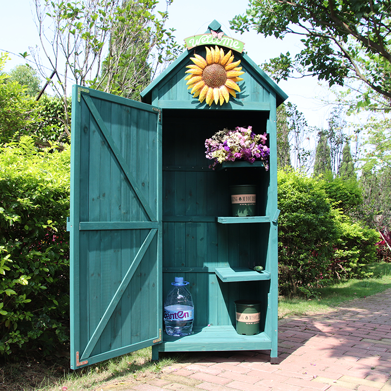 ★ ☆ ☆ ☆ Verde oscuro 77 * 54.5 * 179cm media capa de flores de sol ★ ☆ ☆ ★