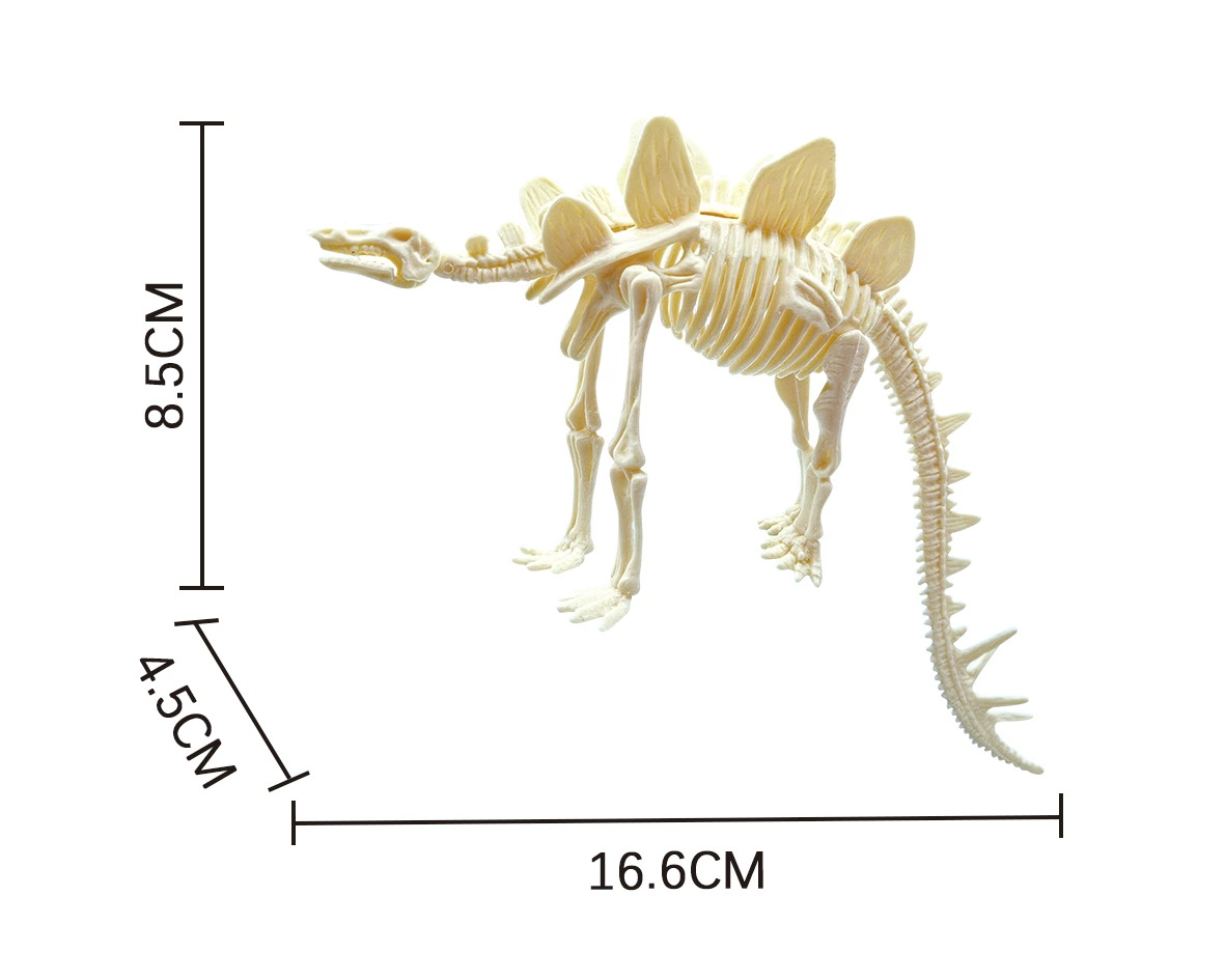 Динозавр, скелет, археологический конструктор, 21 см, ископаемый, Tyrannosaurus Rex