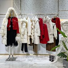 中高端尾货秋冬外套女装走份孤品清货杂款尾款货批发专柜撤柜货源