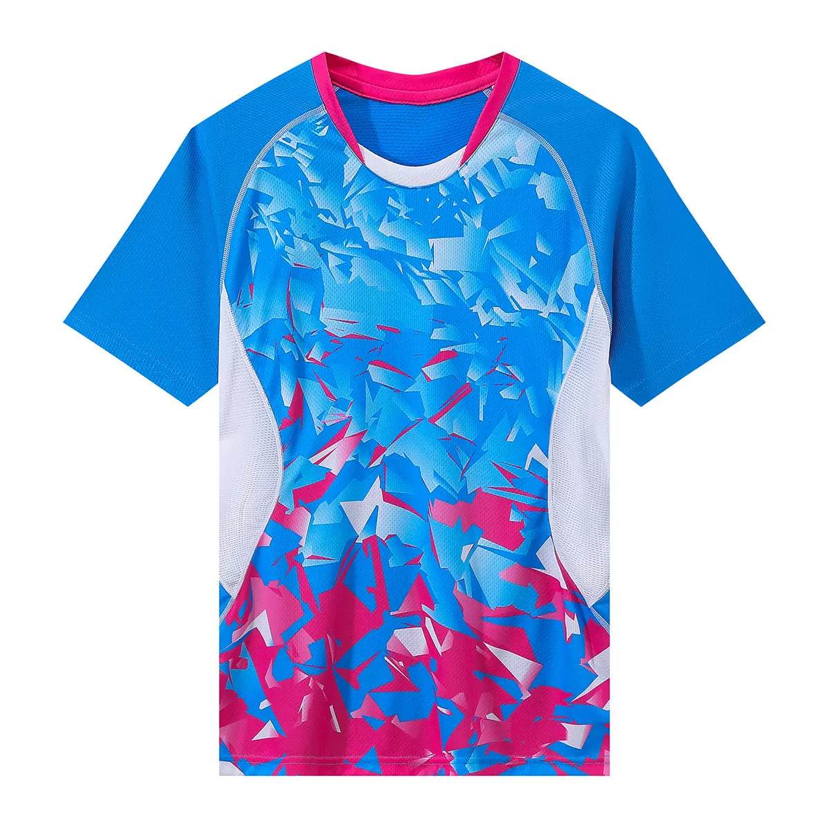 乒乓球服男女儿童通款夏季短袖涤纶撞色印花团体运动球服训练服