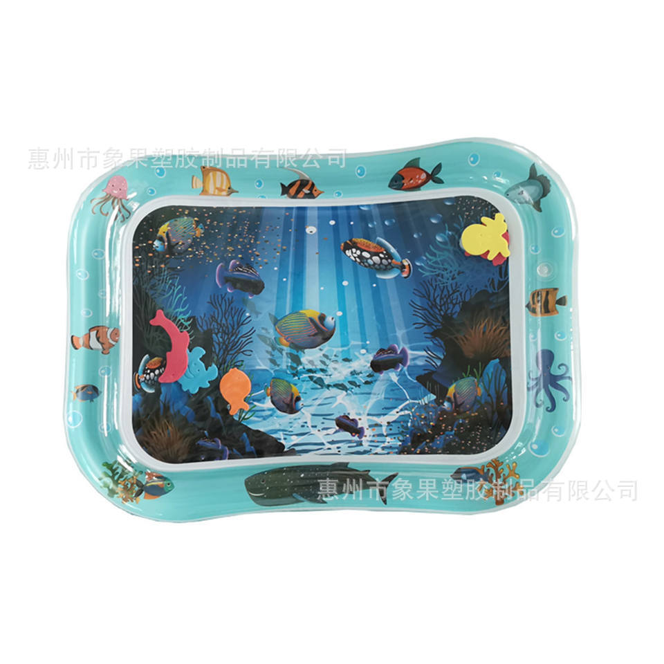 Las almohadillas de agua para bebés guían a los bebés a aprender a gatear las almohadillas de inyección de agua CPC no contiene BPA, inspección completa de inflado de fábrica transfronteriza