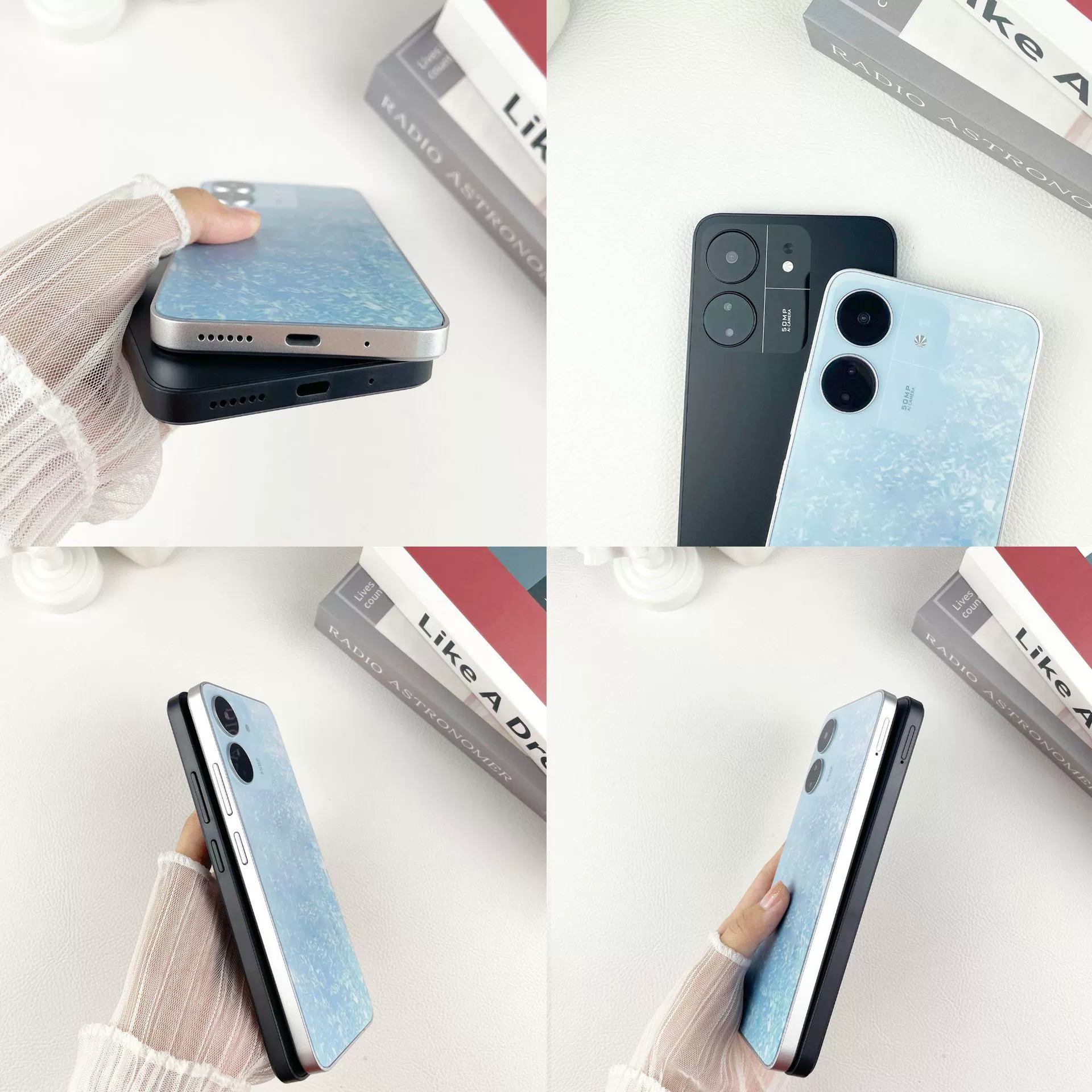 Подходит для Redmi 13 4G зарубежная версия A3 имитационная модель, игрушечный демонстрационный макет с цветным экраном