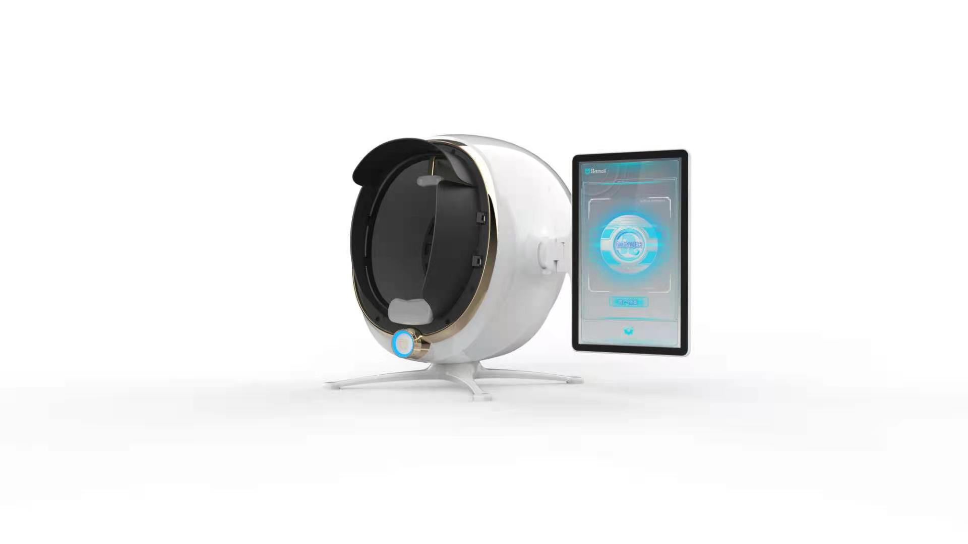 外贸版八光谱皮肤检测仪美容院用新款智能魔镜面部CT检测仪器