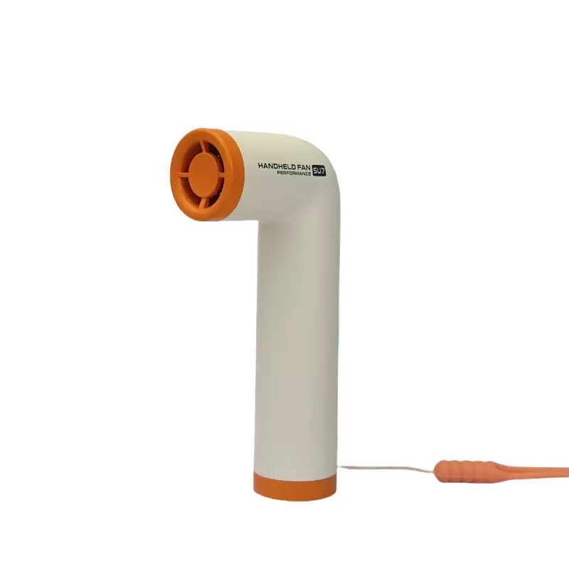 国境を越えた新しいハンドヘルドミニファン USB 充電ハンドヘルド首吊りメイクアップギア強風 4 速調整|undefined