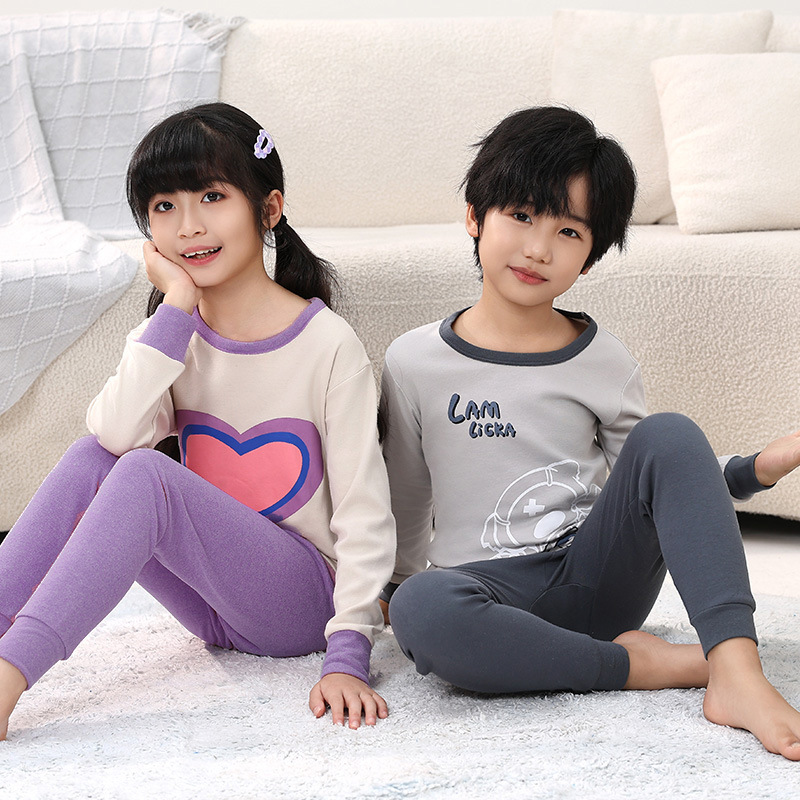 Demi-season children's cotton set for men and women