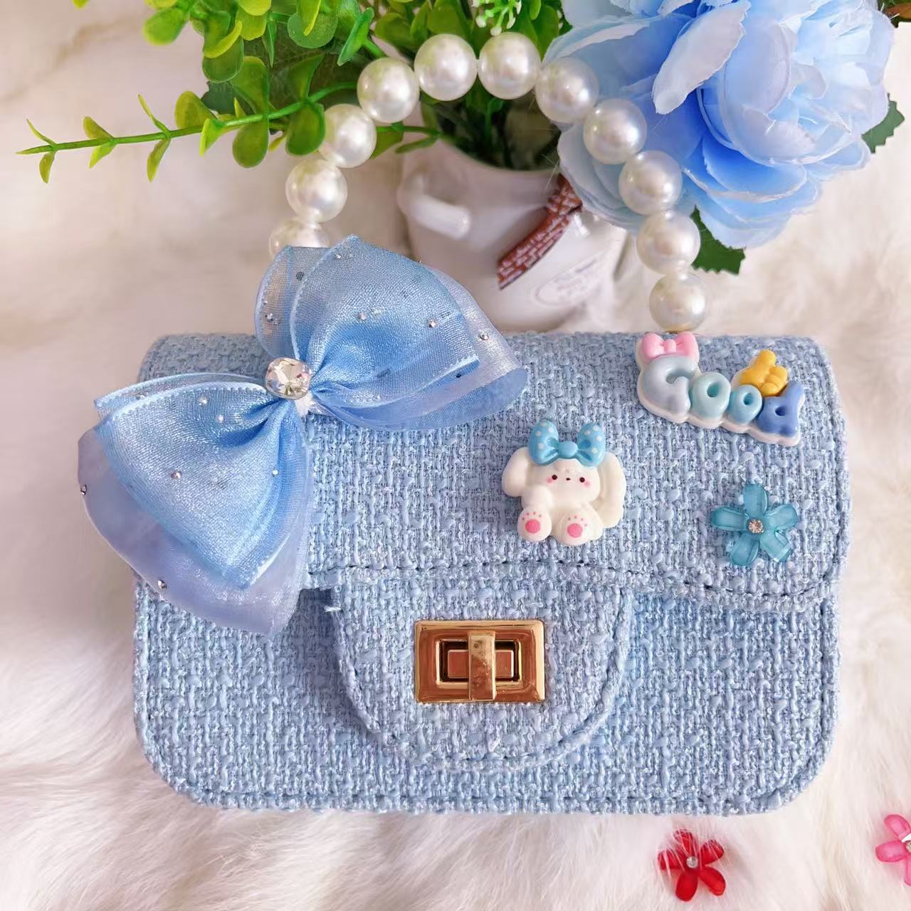 Niños bolso de hombro niñas nuevo Kulomi jade cane bolso de perro flash de moda lindos bolso de mochila