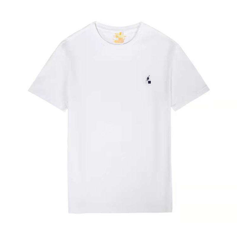 Cross-Border Exclusive Supply of Polo Shirts with Small Horse Logo Embroidery, Men's Short-Sleeve Cotton Polo Shirts, Large Size, Loose Fit, Embroidered Turn-Down Collar Men's Polo Shirts