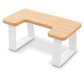木制马桶凳铁木结合浴室凳成人坐便凳马桶增高凳木制脚踏凳