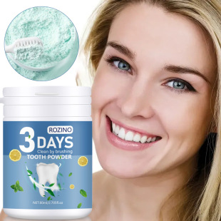 Cross-border exclusive use of a variety of plant essence 80ml fresh breath to remove tooth stains and lasting fragrance toothpaste tooth powder