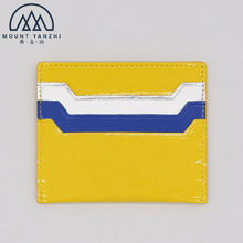 日韩新款卡包简约PU皮公交卡套潮漆面防水PU料多功能证件卡包定制