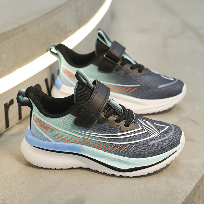 Serie de conejos rojos para niños 7pro zapatos de carrera respirables de malla de niños velcro para niños zapatos antideslizantes Putian