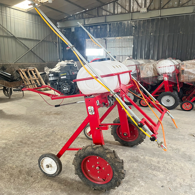 170汽油打药机自走式喷雾机轮距可调节小麦返青喷药机操作简单