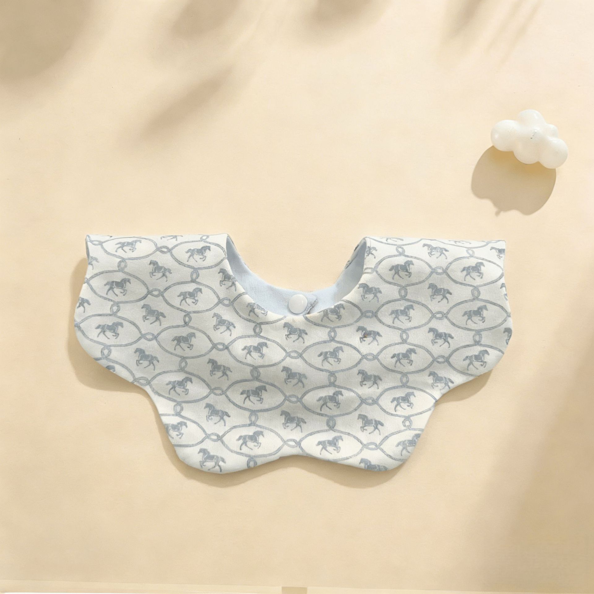 Knitted waterproof bib-good luck right away