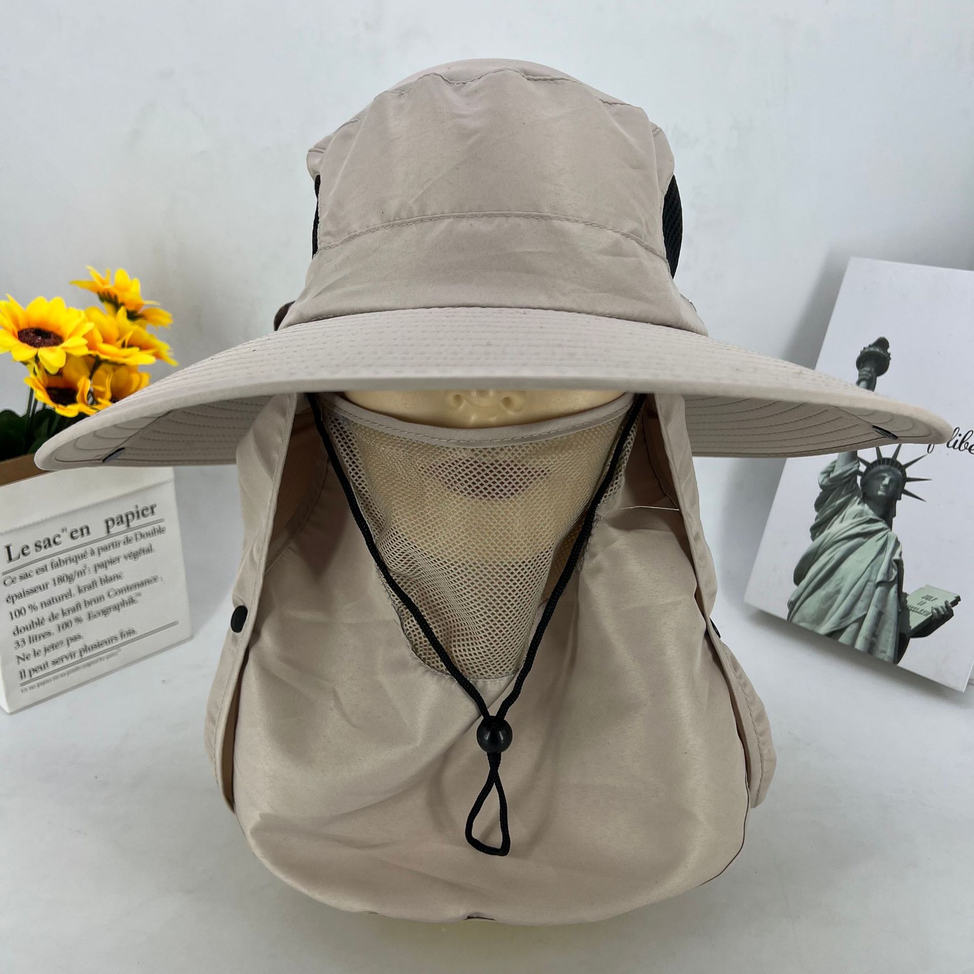 Holiday, Daily Occasion Men's Simple Style Color Block Big Eaves Bucket Hat