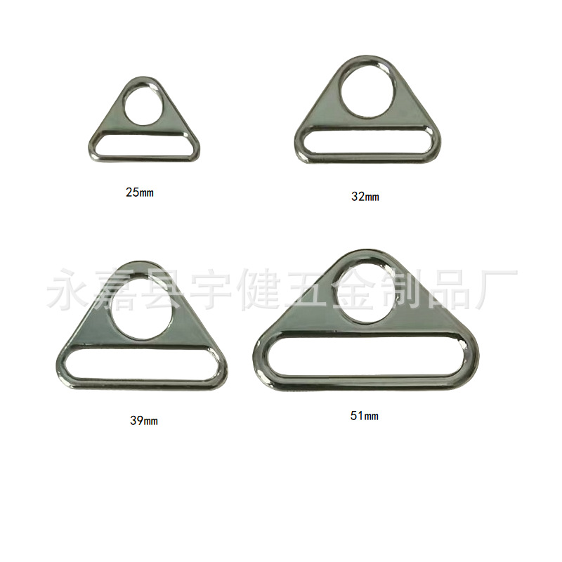 厂家生产锌合金三角扣A字扣，8字扣箱包调节扣