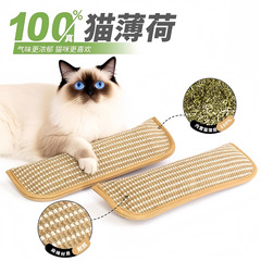 猫玩具猫薄荷抱枕自嗨磨牙耐咬洁牙猫糖果自嗨解闷黄麻猫抓板用品