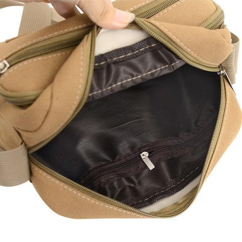 Nylon men's bag cross-shoulder men's bag outdoor solid color shoulder bag foreign trade casual small bag for men