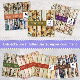 Hot Selling High-End Ins Retro Scandinavian Style Material Paper Amazon Cross-Border Best-Selling Decorative Creative Handbook