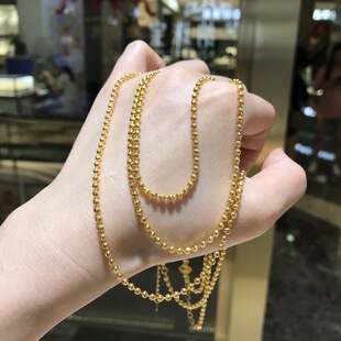 18k gold phantom necklace AU750 color gold solid not demoulding fashion clavicle chain necklace water shell gold wholesale