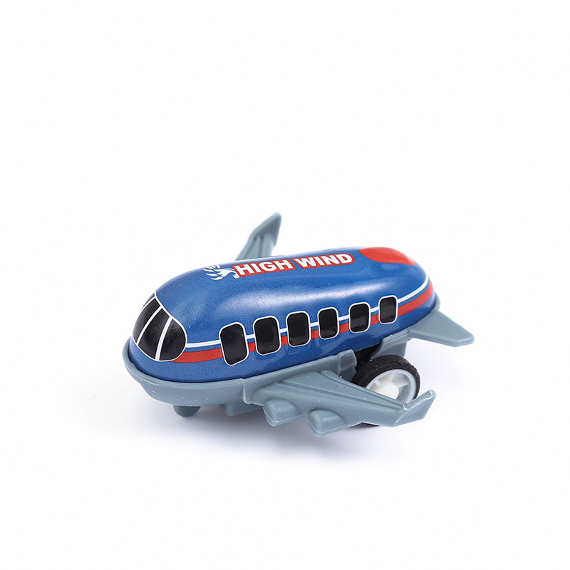 Simulación de avión de pasajeros pequeño, mini aleación para niños, modelo de juguete de avión de dibujos animados, avión pequeño de hierro de metal