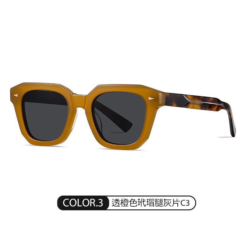 Gafas de sol polarizadas de hoja transfronteriza S32109 Tiro callejero de moda Gafas de sol retro modernas Gafas de sol de protección solar al aire libre