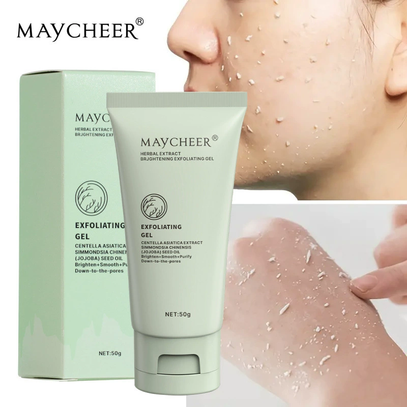 MAYCHEER отшелушивающий гель для глубокого мягкого очищения кожи, увлажняющий и осветляющий гель, оптовая торговля через границу