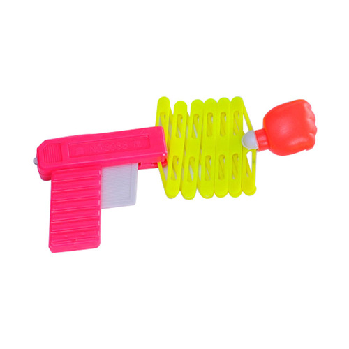 Children's toy gun, creative telescopic fist gun, mini funny elastic gun, spring magic gun small toy