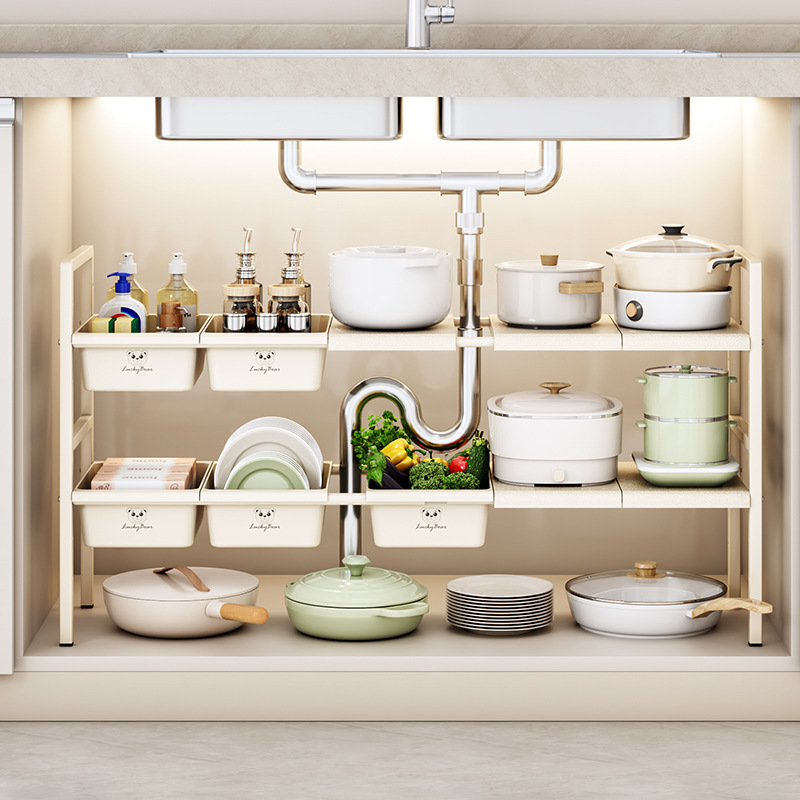 源工場厨房伸縮可能下水槽棚棚棚棚棚棚棚棚多機能収納鍋棚|undefined