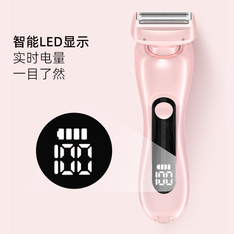 工場の新しい女性用シェーバー、陰部シェーバー、脱毛器、脇毛と陰毛トリマー、電動双頭シェーバー|undefined