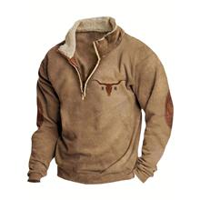 A 93513 Men's Print Half-Zip Jacket ӡ���п� �羳ŷ��