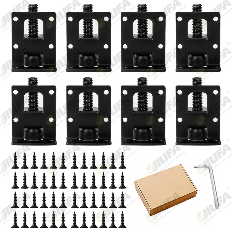 Armario ajustable almohadilla del pie tornillos ajustables resolver suelo desigual muebles gabinete instalación lateral tornillos ajustables pie antideslizante