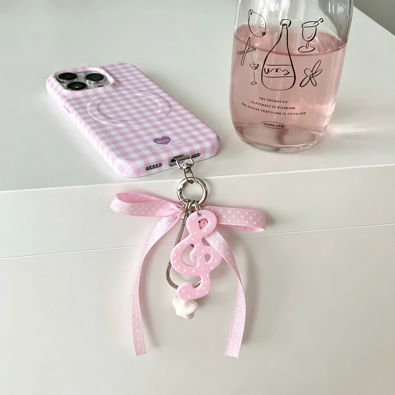 Korean-style snake bone chain, musical note ribbon, bow, DIY phone charm, CCD camera, scrapbook, keychain, and hanging ornament Korean-style snake bone chain, musical note ribbon, bow, DIY phone charm, CCD camera, scrapbook, keychain, and hanging ornament