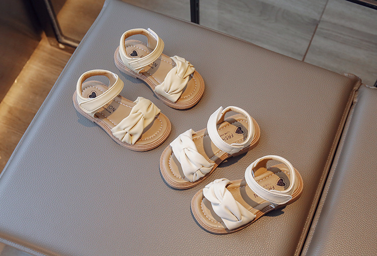 Korean casual soft sole sandals, Velcro baby shoes, 2023 summer new children's shoes_voghion.com