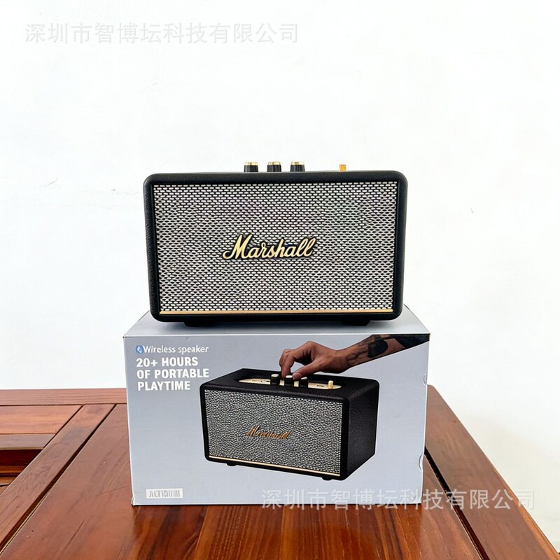 Cross-Border Applicable Retro Speaker Acton3 Marshall A3 Bluetooth Subwoofer M22A Version Wholesale Cross-Border Applicable Retro Speaker Acton3 Marshall A3 Bluetooth Subwoofer M22A Version Wholesale