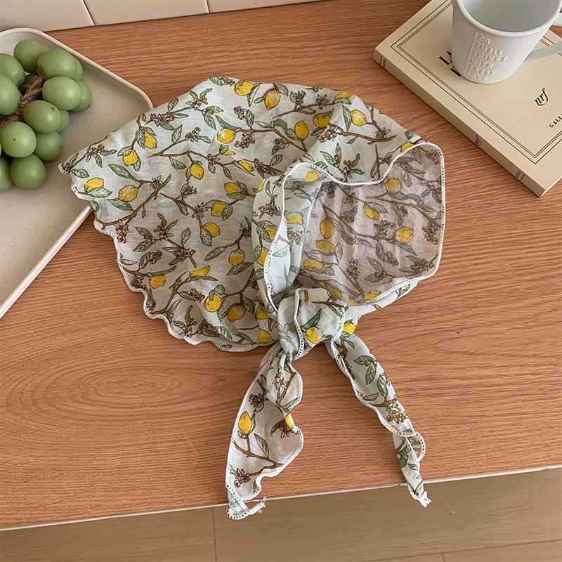 Pañuelo de seda de alta calidad, nuevo estilo, pañuelo de seda literario, pañuelo floral fino, correa para el cabello, serpentina, bufanda triangular de todo fósforo, cintura